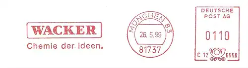 Freistempel C12 655K München - WACKER - Chemie der Ideen.  (#1965)