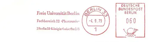 Freistempel Berlin - Freie Universität Berlin - Fachbereich 22 Pharmazie (#1987)