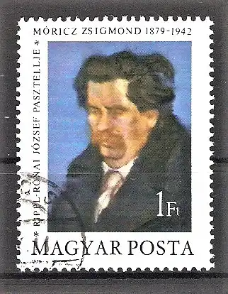 Briefmarke Ungarn Mi.Nr. 3354 A o 100. Geburtstag von Zsigmond Móricz 1979