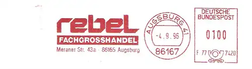 Freistempel F77 7420 Augsburg - rebel Fachgrosshandel (#2001)