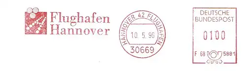 Freistempel F68 5881 Hannover Flughafen - Flughafen Hannover (#2003)