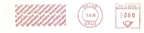 Freistempel Oelde - Westfalia Separator (#2014)