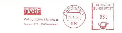 Freistempel Mannheim - BASF - Verkaufsbüro Mannheim (#2017)