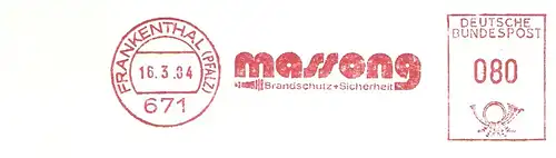 Freistempel Frankenthal Pfalz - massong - Brandschutz + Sicherheit (#2020)