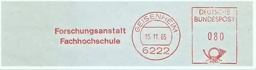 Freistempel Geisenheim - Forschungsanstalt Fachhochschule (#2028)