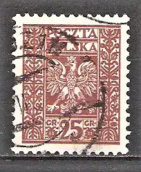 Briefmarke Polen Mi.Nr. 263 o Polnisches Staatswappen 1928