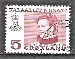 Briefmarke Grönland Mi.Nr. 106 o Königin Margrethe II. 1978