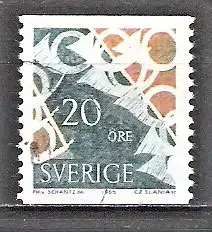 Briefmarke Schweden Mi.Nr. 533 x o Posthörner 1965