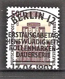 Briefmarke BRD Mi.Nr. 1679 o ESST BERLIN / 500 Pf. Sehenswürdigkeiten 1993