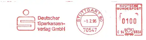 Freistempel C94 602A Stuttgart - Deutscher Sparkassenverlag GmbH (#2069)