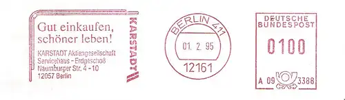 Freistempel A09 3388 Berlin - KARSTADT Gut einkaufen, schöner leben! (#2070)