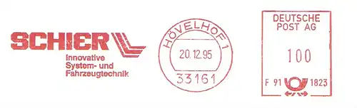 Freistempel F91 1823 Hövelhof - SCHIER Innovative System- und Fahrzeugtechnik (#2076)