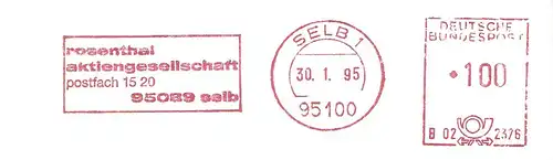 Freistempel B02 2376 Selb - rosenthal aktiengesellschaft (#2078)