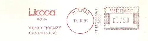Freistempel Italien - Firenze - Licosa s.p.a. (#1587)