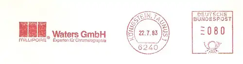 Freistempel Königstein Taunus - MILLIPORE - Waters GmbH - Experten für Chromatographie (#1595)