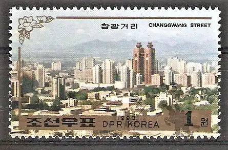 Briefmarke Korea-Nord Mi.Nr. 3412 o Straßen 1993 / Changgwang-Street