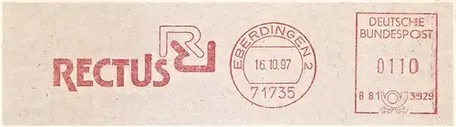 Freistempel B81 3929 Eberdingen - RECTUS (#1654)