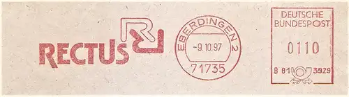 Freistempel B81 3929 Eberdingen - RECTUS (#1657)