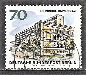 Briefmarke Berlin Mi.Nr. 261 o Das neue Berlin 1965 / Technische Universität Berlin-Charlottenburg