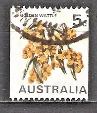 Briefmarke Australien Mi.Nr. 444 o Pflanzen 1970 / Australische Akazie (Acacia pycnantha)