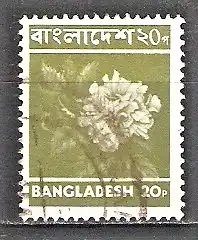 Briefmarke Bangladesch Mi.Nr. 61 o Bilder aus Bangladesch 1976 / Dahlie