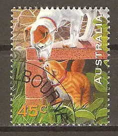 Briefmarke Australien Mi.Nr. 1602 o Hund und Katze #202447