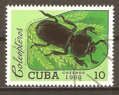 Briefmarke Cuba Mi.Nr. 3196 o Besskäfer (Odontotaenius zodiacus) #2024101