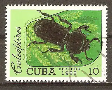 Briefmarke Cuba Mi.Nr. 3196 o Besskäfer (Odontotaenius zodiacus) #