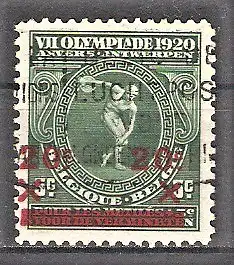 Briefmarke Belgien Mi.Nr. 162 o Freimarke mit Aufdruck 1921