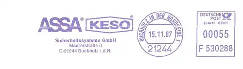 Freistempel F530288 Buchholz in der Nordheide - ASSA KESO - Sicherheitssysteme GmbH (#1742)