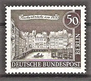 Briefmarke Berlin Mi.Nr. 224 ** Alt-Berlin 1962 / Fischerbrücke