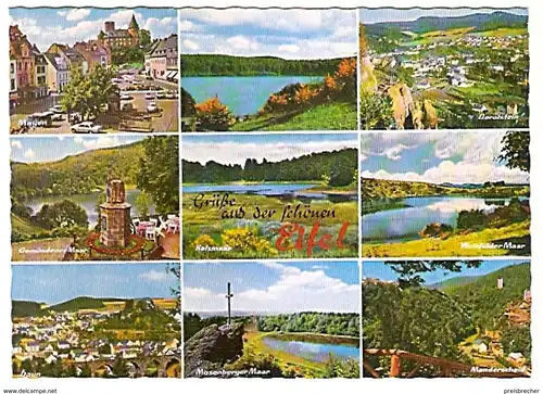 Ansichtskarte Deutschland - Grüße aus der schönen Eifel - Mehrbildkarte (1193)