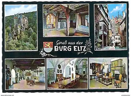Ansichtskarte Deutschland - Gruß aus der Burg Eltz / Mehrbildkarte (749)