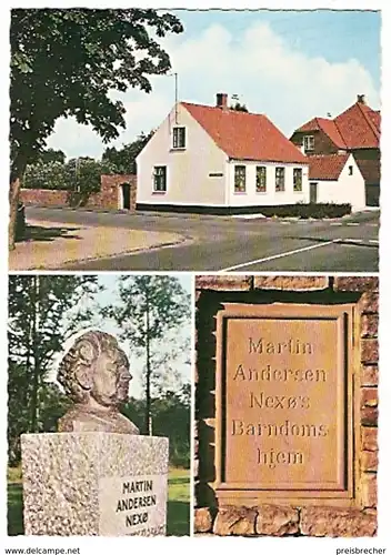 Ansichtskarte Dänemark - Nexø / Martin Andersen Nexö - Haus & Museum (383)