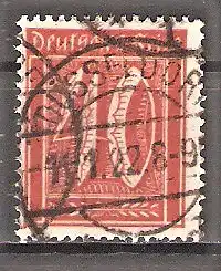 Briefmarke Deutsches Reich Mi.Nr. 163 o Vollstempel Düsseldorf 11.1.22