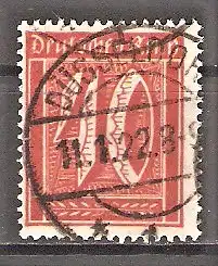 Briefmarke Deutsches Reich Mi.Nr. 163 o Vollstempel Düsseldorf 11.1.22