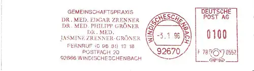 Freistempel F78 0552 Windischeschenbach - Gemeinschaftspraxis Dr. med. Zrenner-Gröner (#2103)