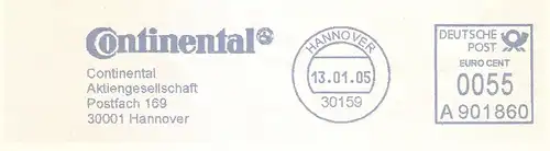 Freistempel A901860 Hannover - Continental (#2113)