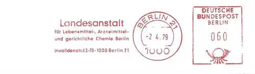 Freistempel Berlin - Landesanstalt für Lebensmittel-, Arzneimittel und gerichtliche Chemie Berlin (#2157)