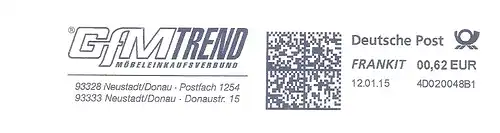 Freistempel 4D020048B1 Neustadt/Donau - GfM TREND Möbeleinkaufsverbund (#2349)