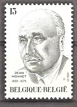 Briefmarke Belgien Mi.Nr. 2345 ** Jean Monnet 1988 (Französischer Wirtschaftspolitiker)