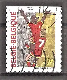 Briefmarke Belgien Mi.Nr. 2945 BDo o Fussball-Europameisterschaft 2000 / Torjubel