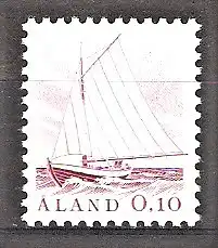 Briefmarke Aland Mi.Nr. 8 ** Freimarke 1985 / Fischerboot aus Eckerö