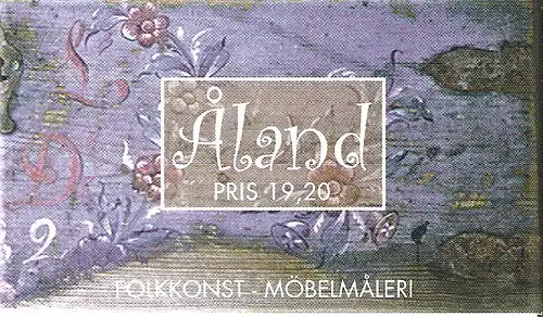 Briefmarke Aland Mi.Nr. 149-152 ** 2 x in MARKENHEFTCHEN 7 Volkskunst 1999 / Möbelmalerei / 2 x Kompletter Zusammendruck-Satz !