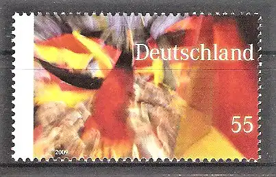 Briefmarke BRD Mi.Nr. 2760 ** 60 Jahre Bundesrepublik Deutschland 2009 / Fahnen