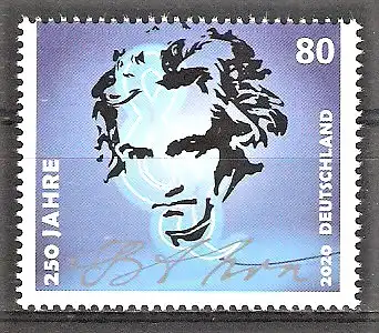 Briefmarke BRD Mi.Nr. 3513 ** 250. Geburtstag von Ludwig van Beethoven 2020 / Komponist