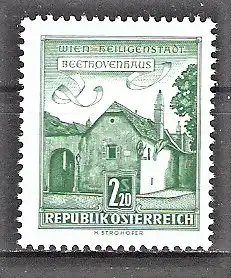 Briefmarke Österreich Mi.Nr. 1117 ** Bauwerke 1962 / Beethovenhaus in Wien-Heiligenstadt