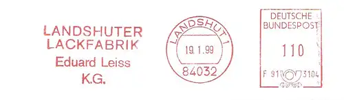 Freistempel F91 3104 Landshut - Landshuter Lackfabrik Eduard Leiss KG (#2131)