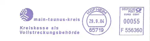 Freistempel F556360 Hofheim - main-taunus-kreis - Kreiskasse als Vollstreckungsbehörde (#2134)