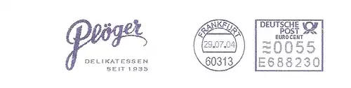 Freistempel E688230 Frankfurt - Plöger Delikatessen seit 1935 (#2136)